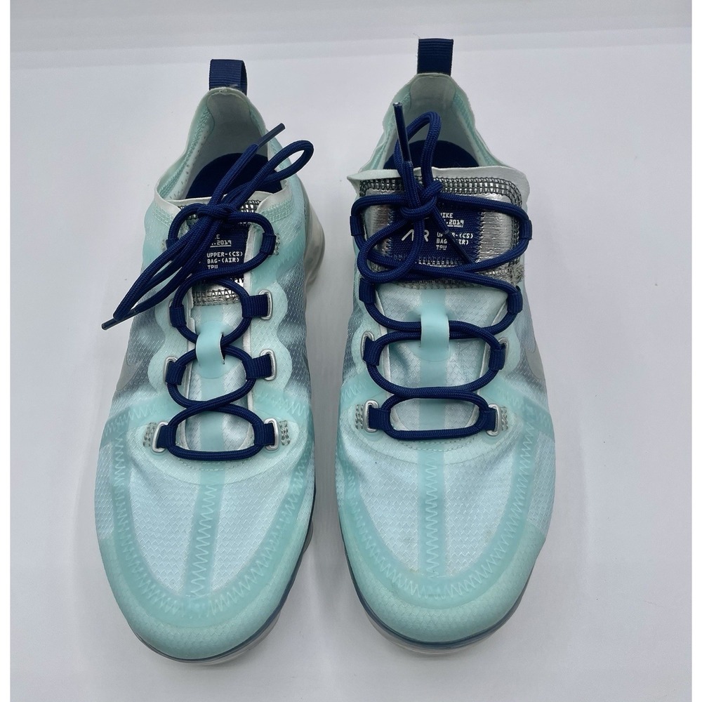 Nike Air VaporMax‎ 2019 Women Size 7 Light Aqua Blue AR6632-300 Running Shoes